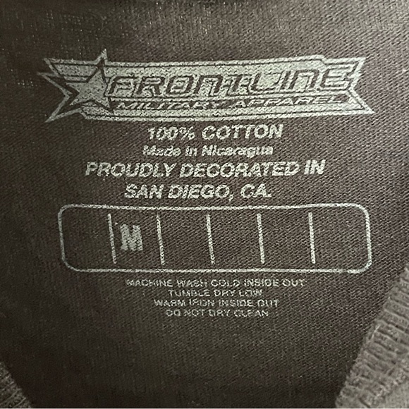 US Marine Corps Embroidered USMC Licensed “My Nephew Is A Marine” T-Shirt NWT - Picture 4 of 5